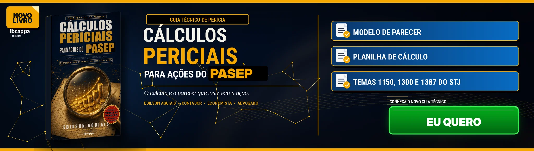 Banner — Cálculos Periciais para Ações do PASEP